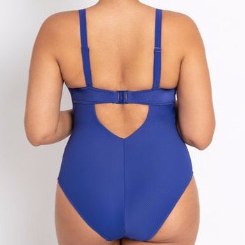 Twist And Shout Swimsuit Blue